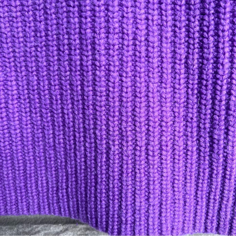 Vince Vibrant Purple Knit Cardigan - Picture 6 of 7